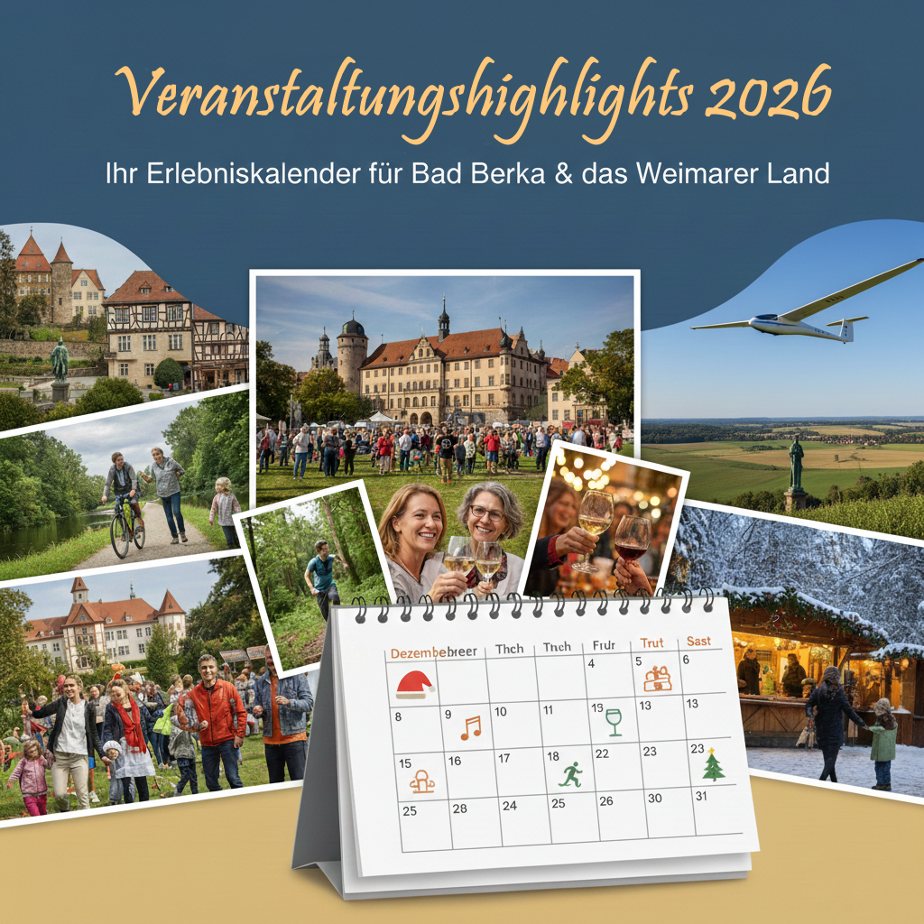 Veranstaltungen 20206, Bad Berka, Weimar, Erfurt, Weimarer Land, Thüringen. Buchen Sie JETZT Ihre Ferienwohnung!